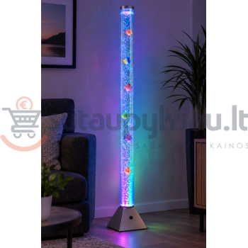 LED burbulų lempa su žuvytėmis Reality MOTION R5073-47, RGB, 130 cm LED burbulų lempa su žuvytėmis Reality MOTION R5073-47, RGB, 130 cm
